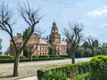 Residence of Bukovinian and Dalmatian Metropolitans in Chernivtsi, Ukraine. April 2022 Royalty Free Stock Photo