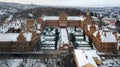 CHERNIVTSI, UKRAINE - Residence of Bukovinian and Dalmatian Metropolitans. Royalty Free Stock Photo