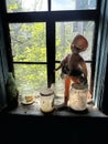 Chernobyl house with doll Royalty Free Stock Photo