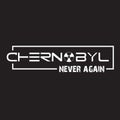 CHERNOBYL - Never Again - Vector illustration design for banner, t shirt graphics, fashion prints, slogan tees, stickers, cards, p