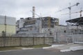 Chernobyl, UKRAINE - December 14, 2015: Chernobyl nuclear power plant