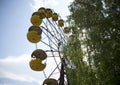 Ferris wheel in the amusement park in the town of Pripyat Royalty Free Stock Photo