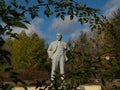 Monument of Lenin in Chernobyl town. Exclusion Zone Royalty Free Stock Photo