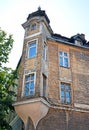 CHERNYAKHOVSK. Facade of the building of the general city hospital fund 1909. Kaliningrad region