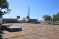 CHYORNY YAR, RUSSIA - MAY 16, 2018: World War II memorial in the village