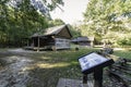 Cherokee homestead cabin Royalty Free Stock Photo