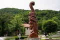 Statue of Sequoyah - the Cherokee genius who invented Cherokee alphabet. Royalty Free Stock Photo