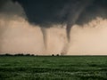 Cherokee Twin Tornadoes Royalty Free Stock Photo