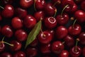 Cherries background. Generate Ai