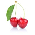 Cherries cherry isolated on white