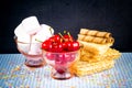 Cherries With Dessert Snacks