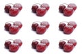 Cherries frozen in ice Royalty Free Stock Photo