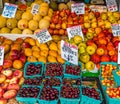 Cherries Mangoes Pears and Peaches Royalty Free Stock Photo