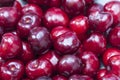 Cherries at street market