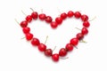 Cherries Valentine heart