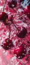 Cherries in water by stefano savini Royalty Free Stock Photo