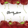 Cherry background.Vector illustration for your design.