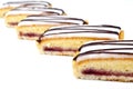 Cherry Bakewell Slices Royalty Free Stock Photo