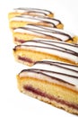 Cherry Bakewell Slices Royalty Free Stock Photo