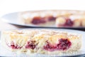 Cherry Bakewell Tart Royalty Free Stock Photo