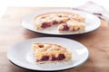 Cherry Bakewell Tart Royalty Free Stock Photo