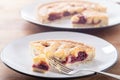 Cherry Bakewell Tart Royalty Free Stock Photo