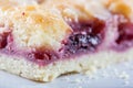 Cherry Bakewell Tart Royalty Free Stock Photo