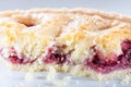 Cherry Bakewell Tart Royalty Free Stock Photo