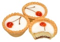 Cherry Bakewell Tarts Royalty Free Stock Photo