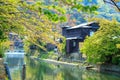 Cherry blossom in Arashiyama, Kyoto, Japan Royalty Free Stock Photo