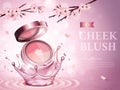 Cherry blossom cheek blush