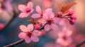 Cherry blossom design with space for spring theme Royalty Free Stock Photo