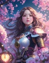 Cherry Blossom Fantasia: A Dreamy Fantasy Girl