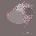 Cherry blossom greeting card