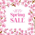 Cherry blossom sale card