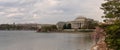 The Cherry Blossoms have already peaked around the Tidal Basin in Washington DC Royalty Free Stock Photo