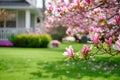 Cherry blossoms and various flowers bloom to welcome Spring