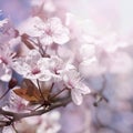 Cherry branch in blossom Royalty Free Stock Photo