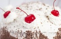 Cherry cake Royalty Free Stock Photo