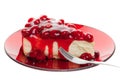 Cherry cheese cake Royalty Free Stock Photo