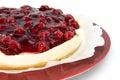 Cherry and cheese pie Royalty Free Stock Photo