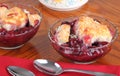 Cherry Cobbler Dessert Royalty Free Stock Photo