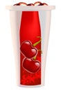 Cherry Coke Photorealistic Illustration