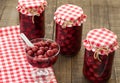 Cherry compote Royalty Free Stock Photo