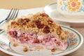 Cherry Cream Pie Slice