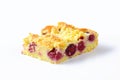 Cherry crumb cake Royalty Free Stock Photo