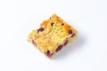 Cherry crumb cake Royalty Free Stock Photo