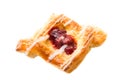 Cherry danish pastry breakfest sweet Royalty Free Stock Photo