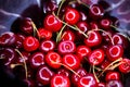 Cherry Delight: Juicy Gems Glistening in a Sunlit Display Royalty Free Stock Photo