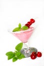 Cherry dessert Royalty Free Stock Photo
